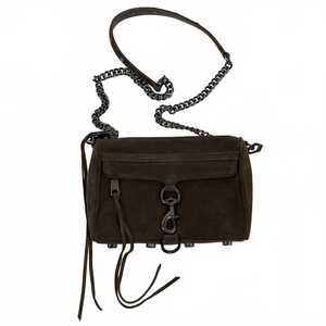 Rebecca Minkoff Brown Suede Tasseled Crossbody Purse | OS